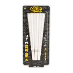 Original Pre Enrollado CONES + Blanco King Size 3pcs. blíster
