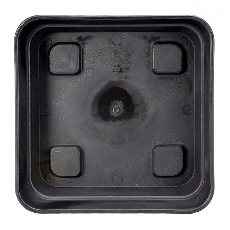 PLATO CUADRADO NEGRO